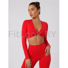 Топ болеро FITBASE Cross LongSleeve Red