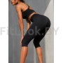 Леггинсы капри FITBASE Pure Black