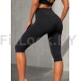 Леггинсы капри FITBASE Pure Black