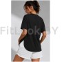 Женская свободная футболка FlowTee (Чёрная)