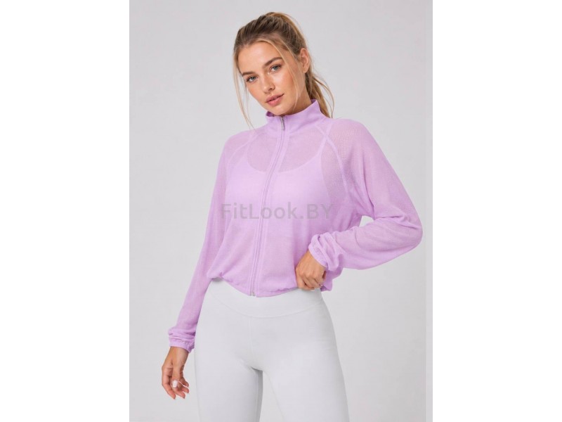 Рашгард-сетка FITBASE Mesh Zip Lavender
