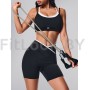Шорты Neverlate Outlined Cross Black 