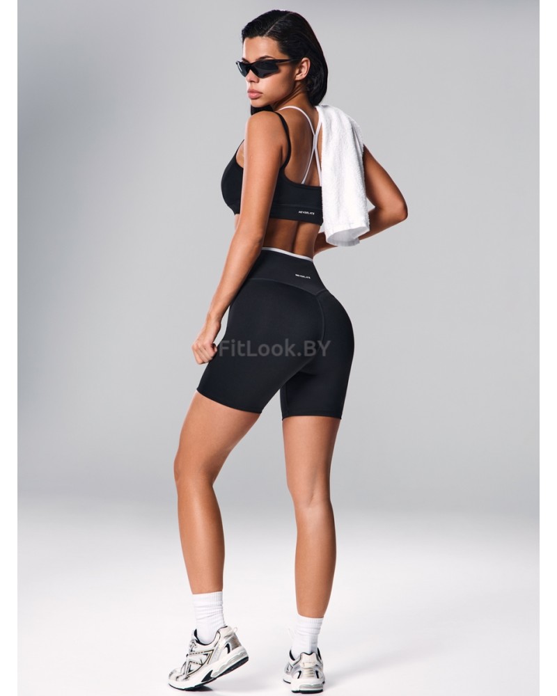 Шорты Neverlate Outlined Cross Black 