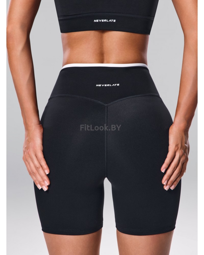 Шорты Neverlate Outlined Cross Black 