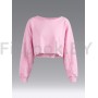 Укороченный оверсайз свитшот NEVERLATE Pinky Cuffs