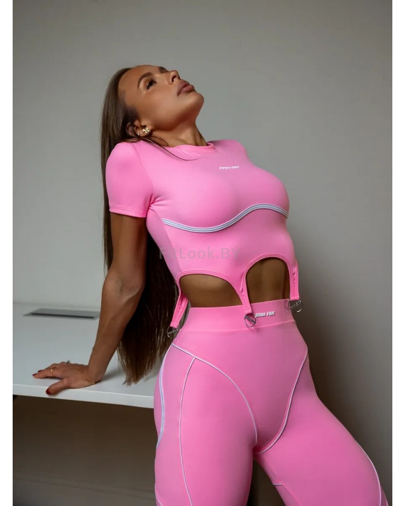 Топ Bona Fide Crop Top "Candy Pink" 