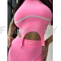 Топ Bona Fide Crop Top "Candy Pink" 