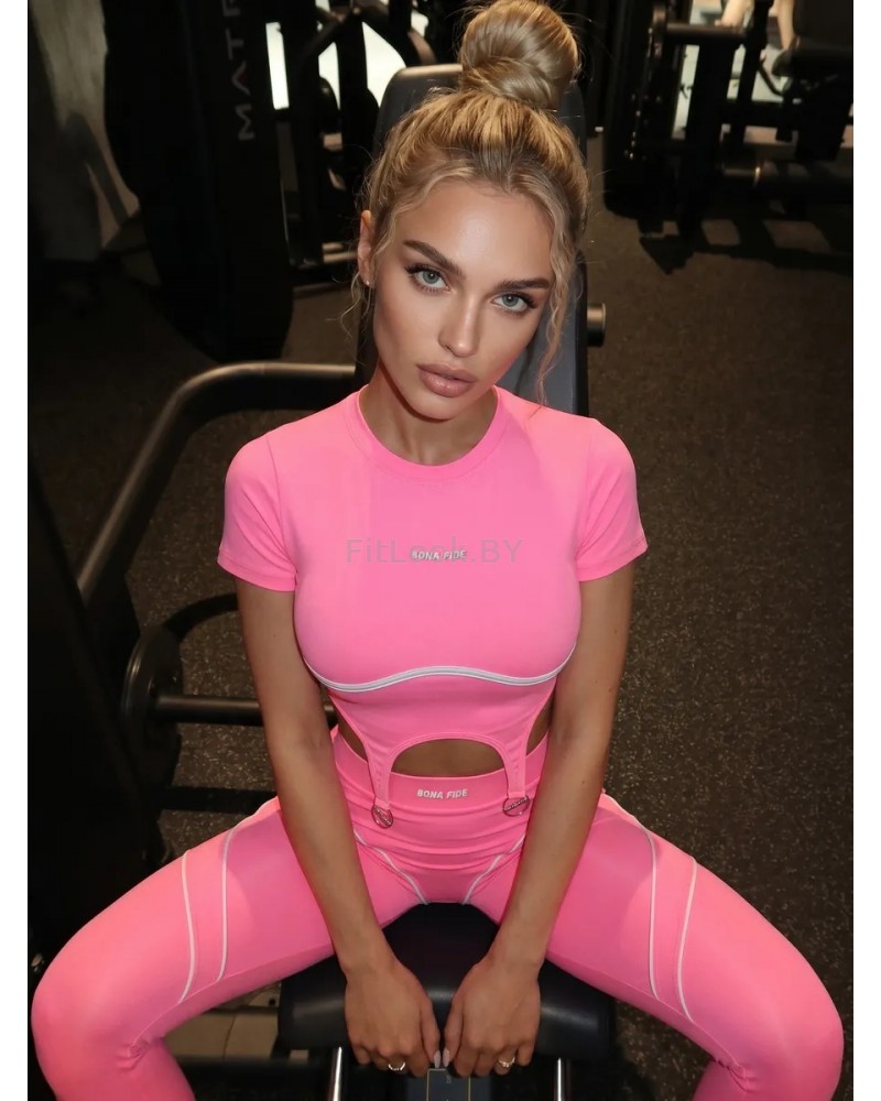 Топ Bona Fide Crop Top "Candy Pink" 