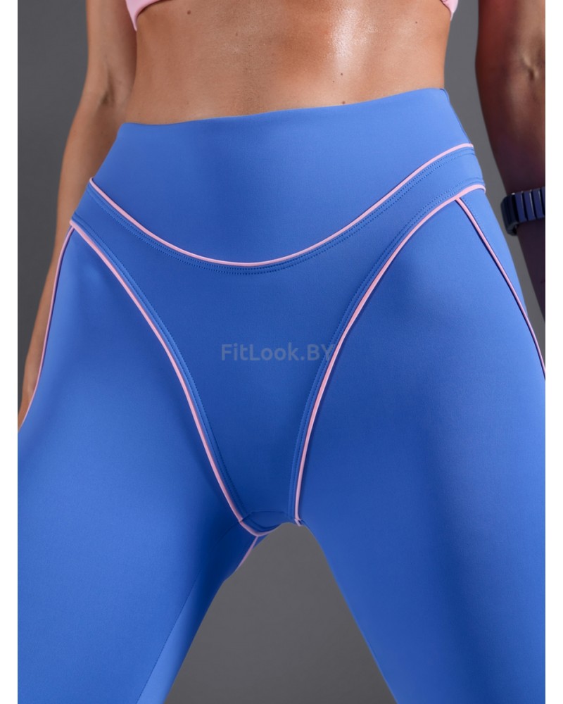 Моделирующие спортивные леггинсы Bikini PUSH Blue 