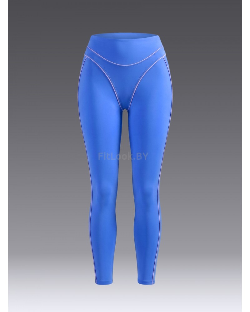 Моделирующие спортивные леггинсы Bikini PUSH Blue 