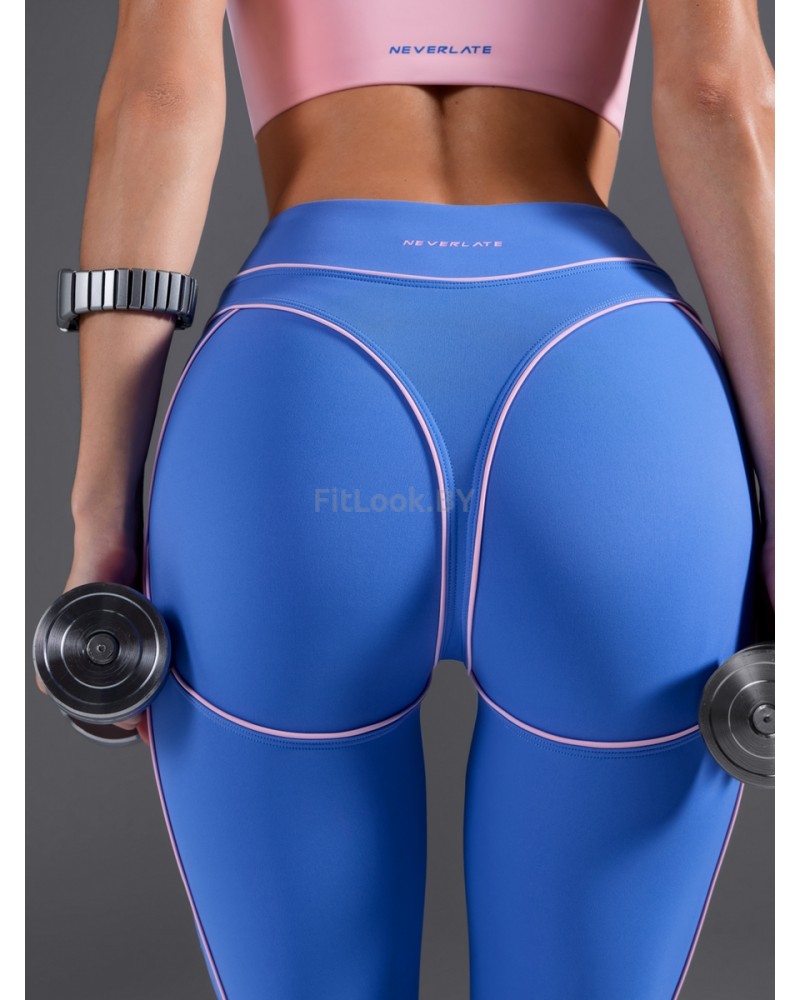 Моделирующие спортивные леггинсы Bikini PUSH Blue 
