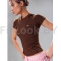 Облегающая спортивная футболка Performance Tee Brown