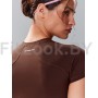 Облегающая спортивная футболка Performance Tee Brown