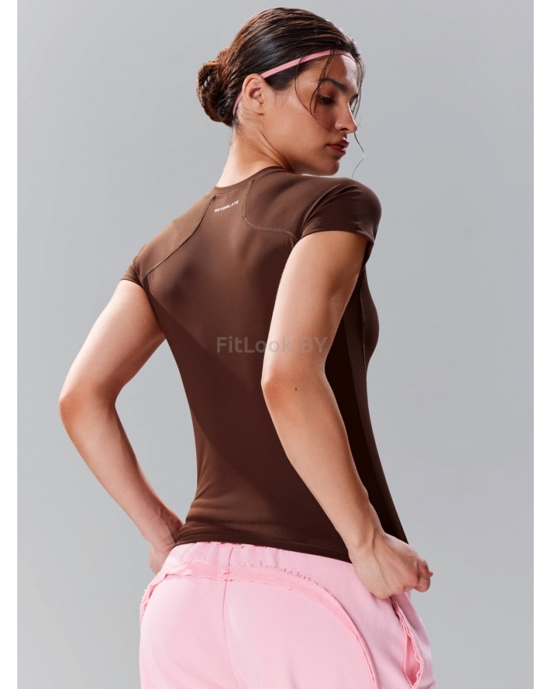 Облегающая спортивная футболка Performance Tee Brown