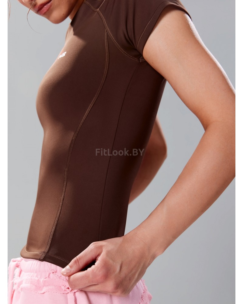 Облегающая спортивная футболка Performance Tee Brown