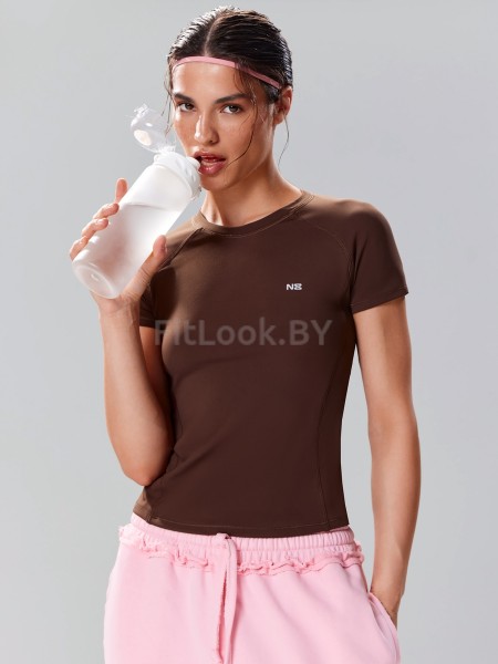 Футболка Neverlate Performance Tee Brown 1529.5