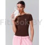 Облегающая спортивная футболка Performance Tee Brown