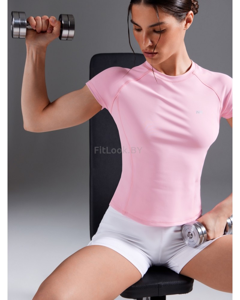 Облегающая спортивная футболка Performance Tee Pink