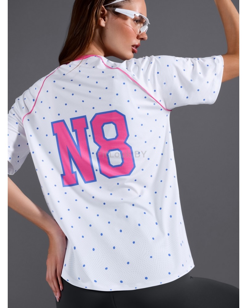 Свободная спортивная футболка-сетка Athletic Jersey 