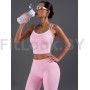 Моделирующий спортивный топ Longline Sports Bra Pink