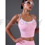 Моделирующий спортивный топ Longline Sports Bra Pink