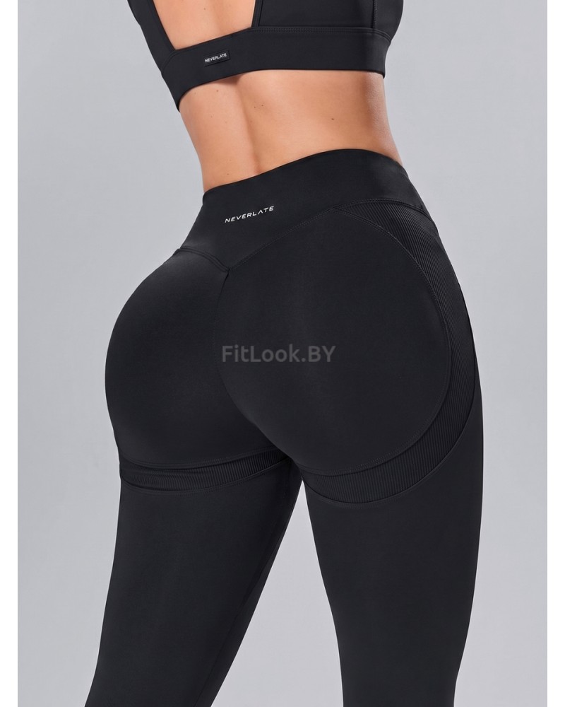 Моделирующие спортивные леггинсы Push Shaper Black 