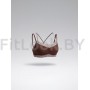 Топ спортивный двойной Gingham Brownie