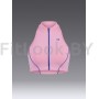 Спортивный бра-борцовка на молнии Zip Halter Pink