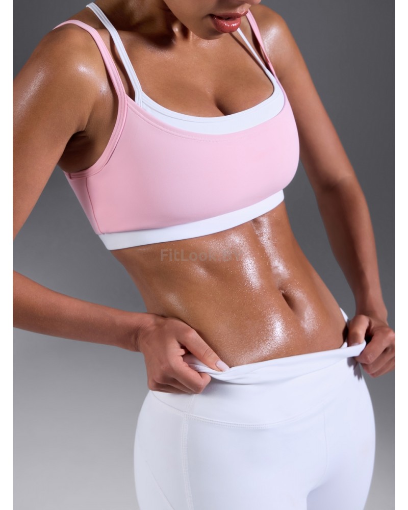 Спортивный топ-бра Neverlate Layered Bra Pink