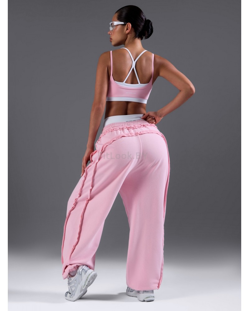 Спортивный топ-бра Neverlate Layered Bra Pink