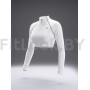 Спортивный укороченный рашгард Slim Crop White