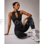 Спортивный комбинезон (ромпер) Zip Active Long Black