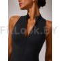 Спортивный комбинезон (ромпер) Zip Active Long Black