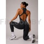 Спортивный комбинезон (ромпер) Zip Active Long Black
