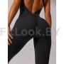 Спортивный комбинезон (ромпер) Zip Active Long Black