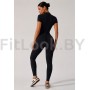 Спортивный комбинезон (ромпер) Zip Active Sleeve Black