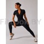 Спортивный комбинезон (ромпер) Zip Active Sleeve Black