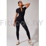 Спортивный комбинезон (ромпер) Zip Active Sleeve Black