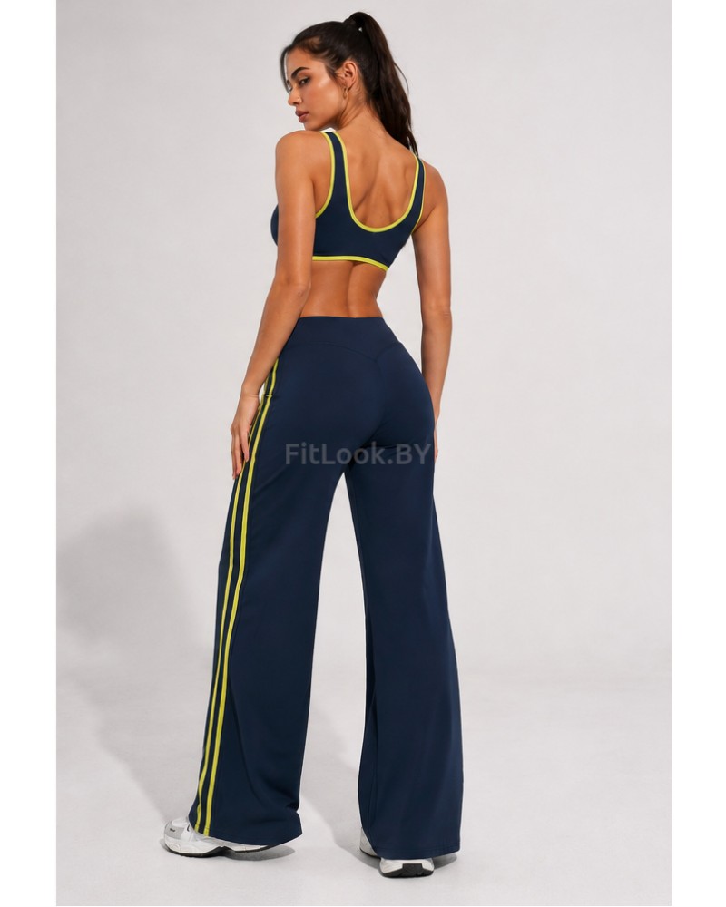 Брюки палаццо FITBASE Sprint Navy