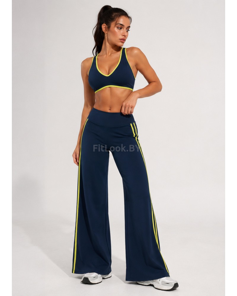 Брюки палаццо FITBASE Sprint Navy