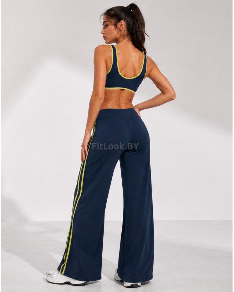 Брюки палаццо FITBASE Sprint Navy