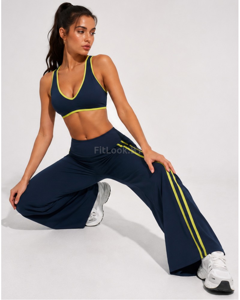 Брюки палаццо FITBASE Sprint Navy