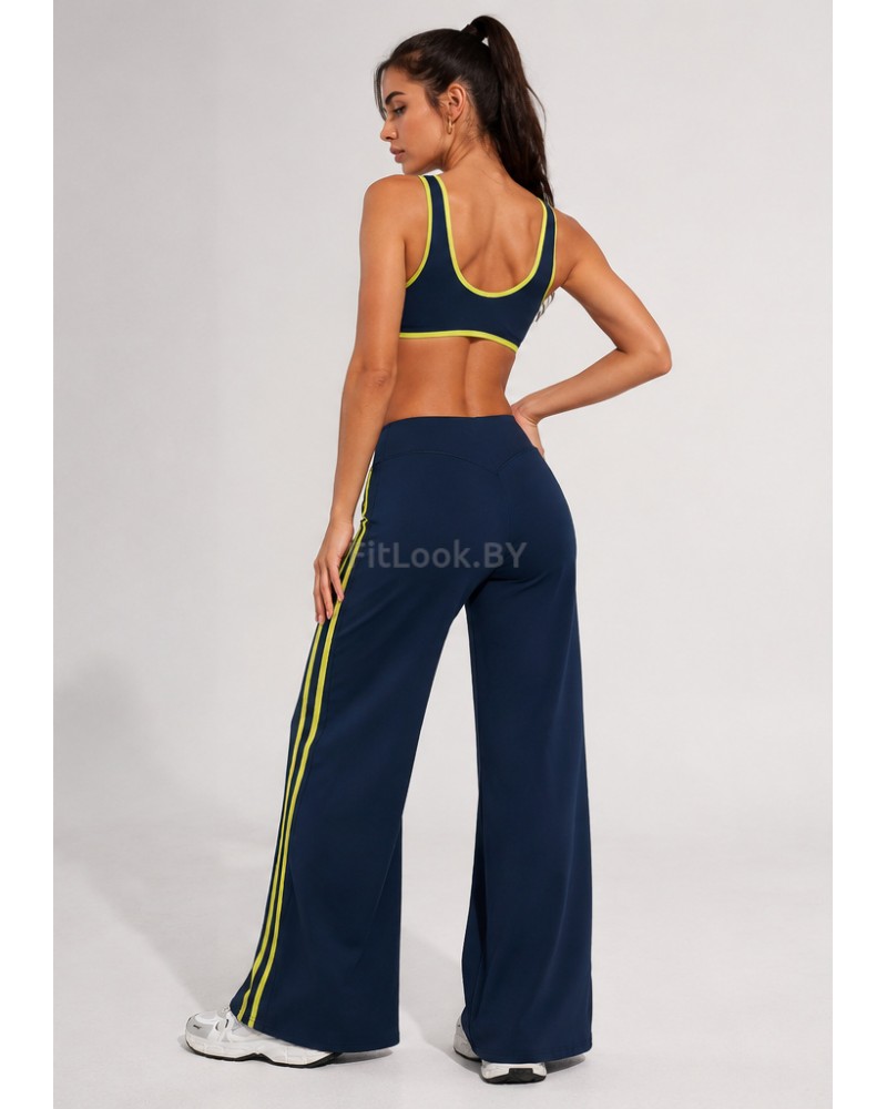 Брюки палаццо FITBASE Sprint Navy