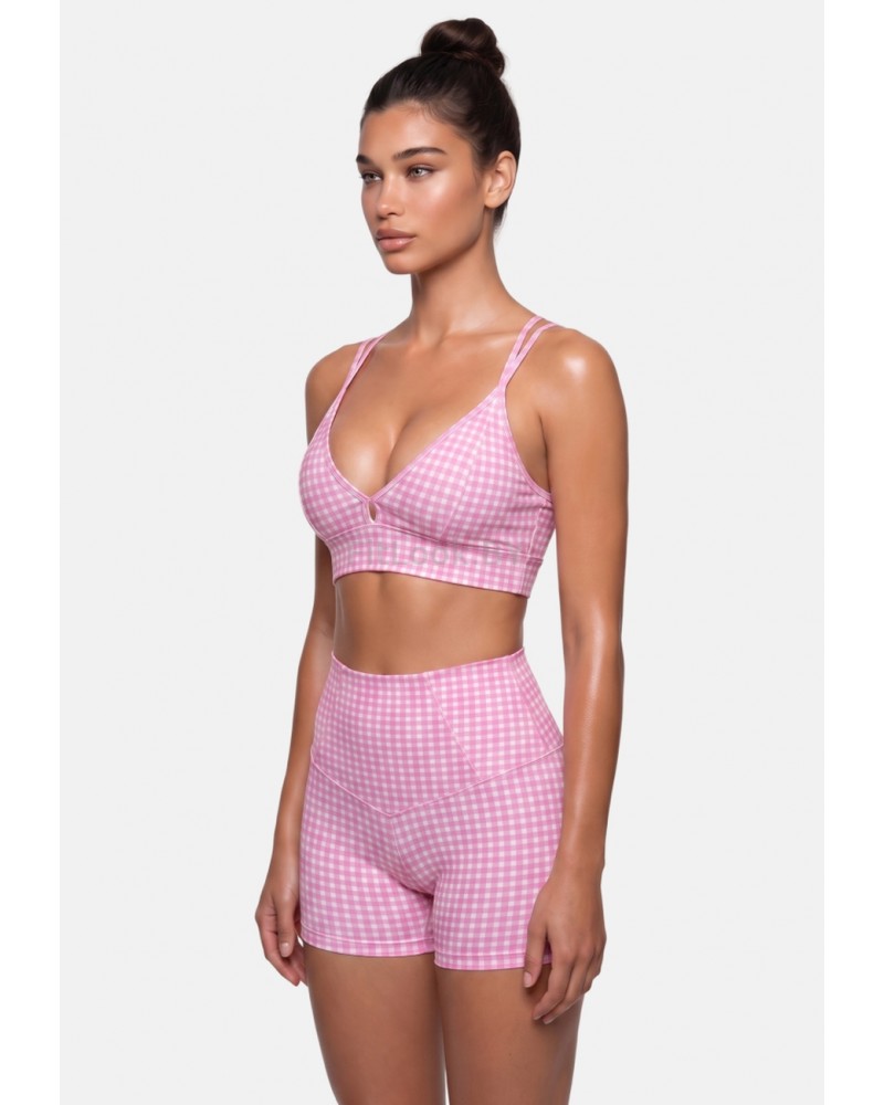 Топ Euphoria Aira Pink Gingham (принт Клетка Виши)