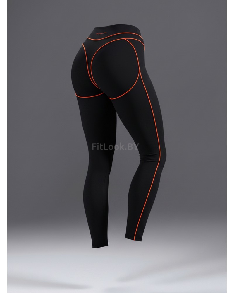 Моделирующие спортивные леггинсы Bikini PUSH Orange