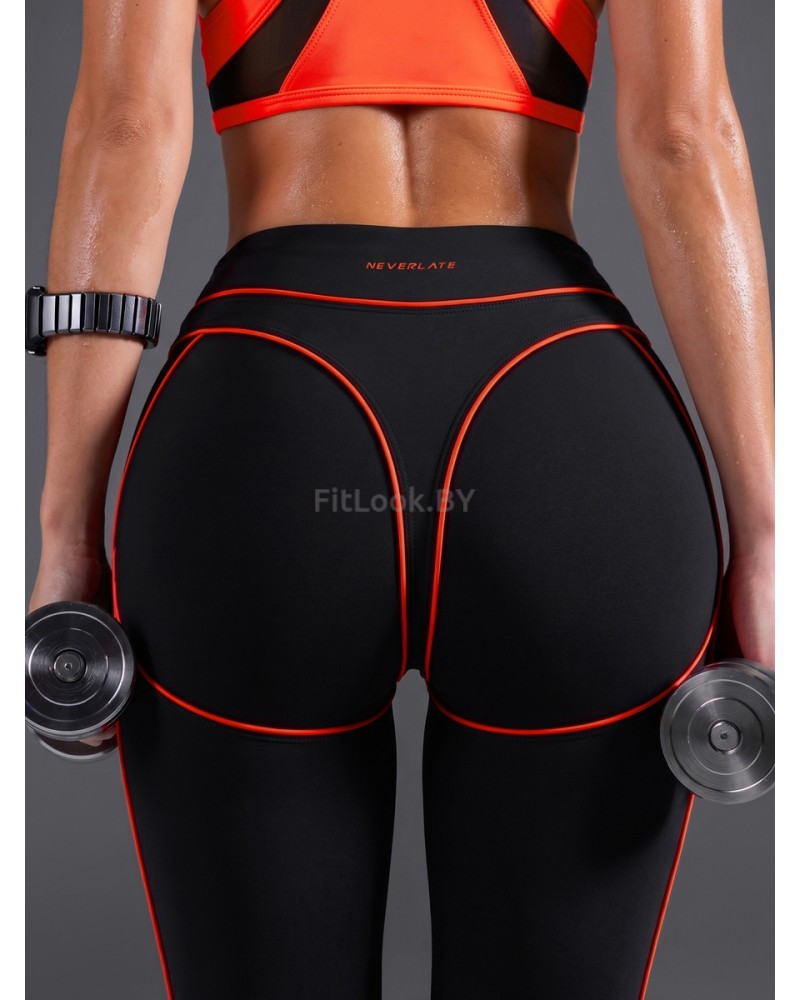 Моделирующие спортивные леггинсы Bikini PUSH Orange