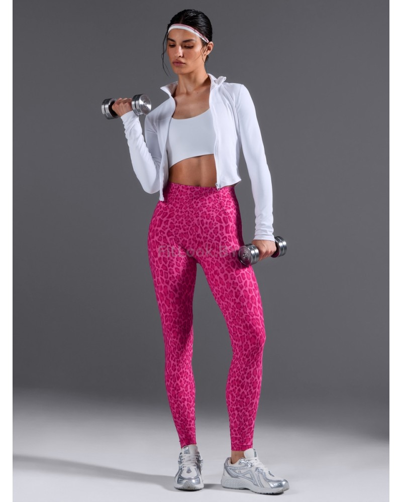 Леггинсы Pink LEO с высокой посадкой