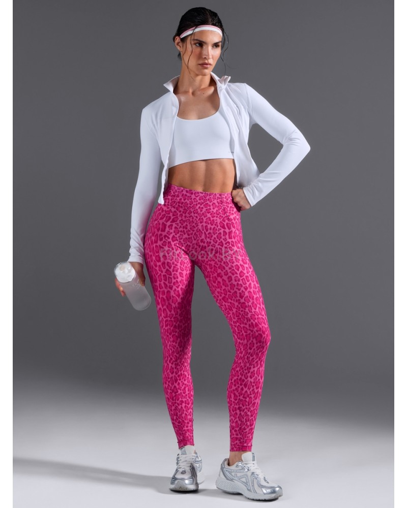 Леггинсы Pink LEO с высокой посадкой