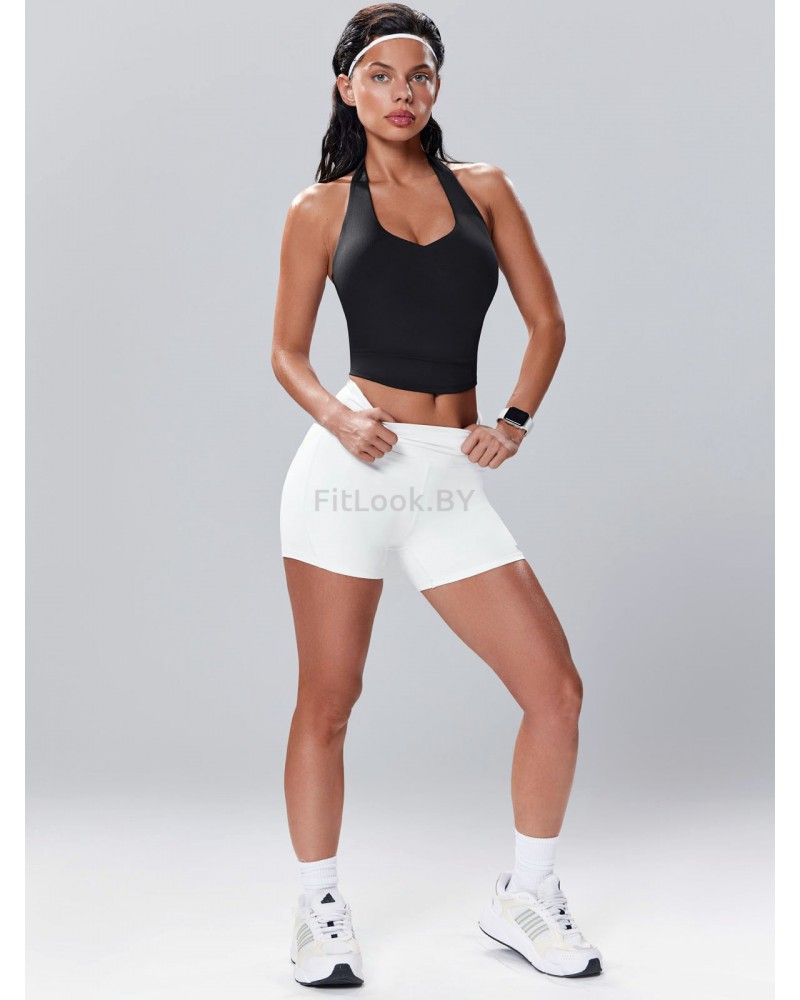 Удлиненный спортивный топ Long Light Bra Black