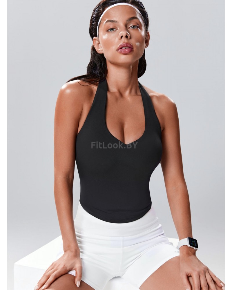 Удлиненный спортивный топ Long Light Bra Black